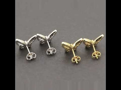 14mm Butterfly Studs