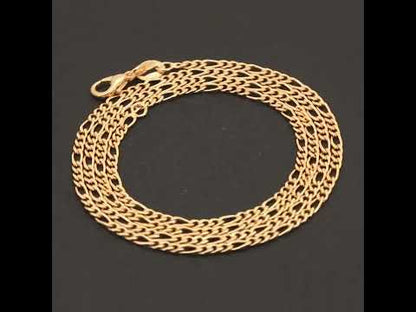 2.5mm Figaro Link Chain 24"