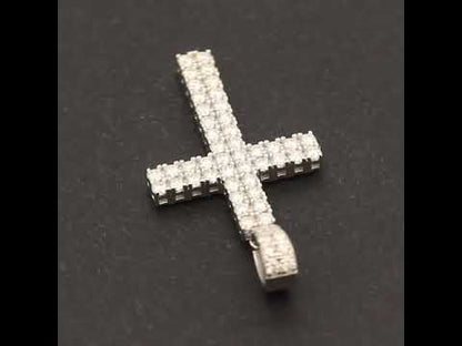 Moissanite Cross Pendant