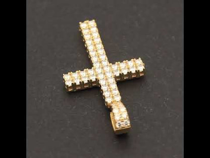 Moissanite Cross Pendant