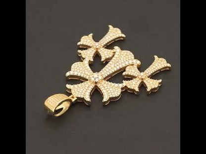 Triple Cross Pendant