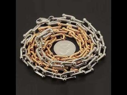 10mm Graduated Link Bracelet 8"