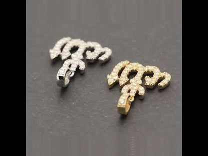 Pavé Arabic Allah Pendant