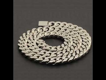 13mm Square Cut Cuban Link Chain 20"