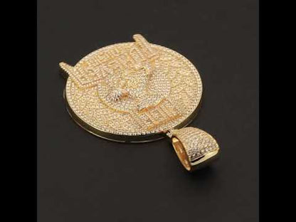 Rich Forever Music Circle Pendant