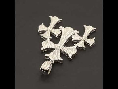 Triple Cross Pendant