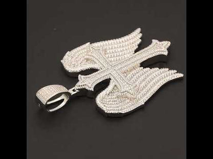 Cross Angel Wing Pendant