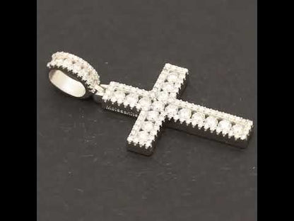 Moissanite Cross Pendant