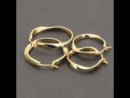 4x30mm Twisted Hoops M