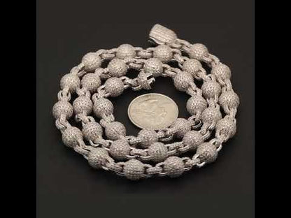10mm Ball Bracelet 8"