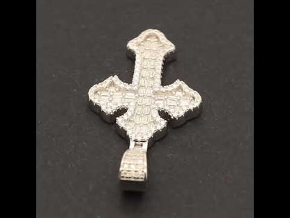 Moissanite Cross Pendant