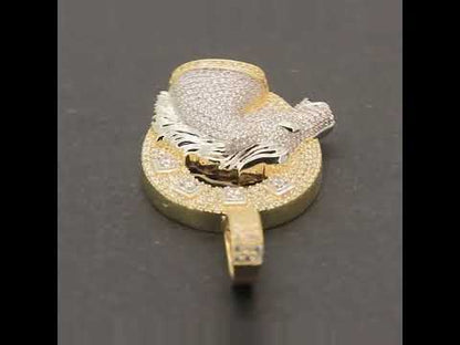 Two-Tone Horseshoe Pendant