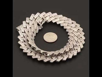 18mm Cuban Link Bracelet 8.5"