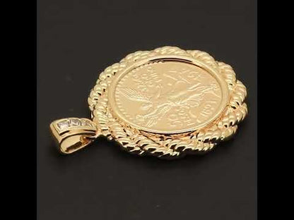 Mexican Peso Pendant