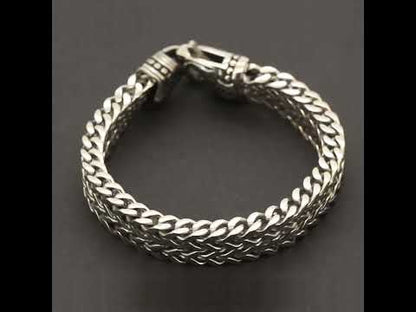 12mm Double Row Franco Bracelet 8.5”