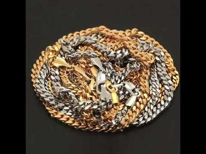 4mm Square Cut Cuban Link Chain 16"