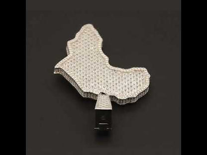 Africa Map Pendant