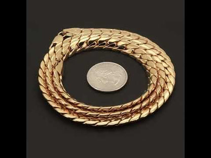9mm Miami Cuban Link Bracelet 8"