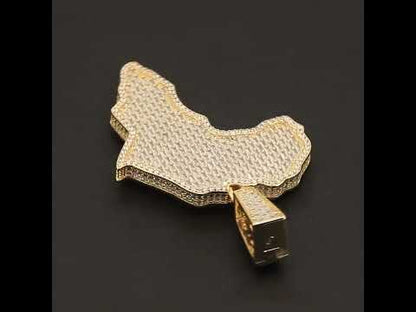 Africa Map Pendant