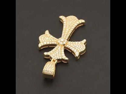 Moissanite Cross Pendant