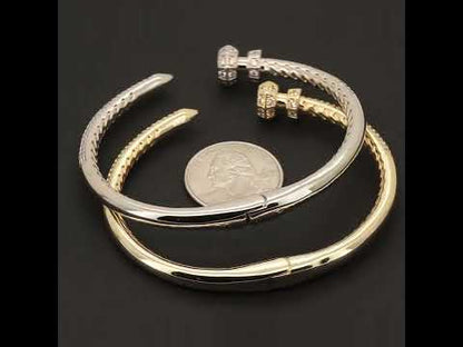 Nail Bangle Bracelet 7”