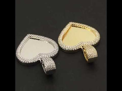 Heart Frame Memory Pendant