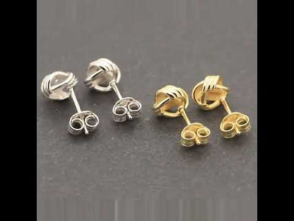 7mm Love Knot Studs