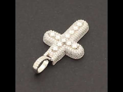 4.82ctw Moissanite Cross Pendant