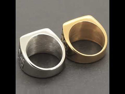 Star Of David Signet Ring Size 9
