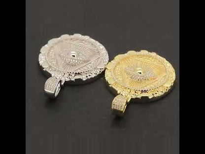 Illuminati Eye Masonic Pyramid Pendant