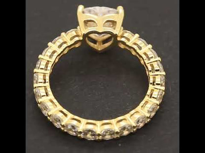 Heart Engagement Ring Size 7