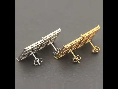 16mm Pavé Square Studs