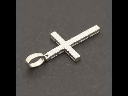 0.62ctw Moissanite Cross Pendant