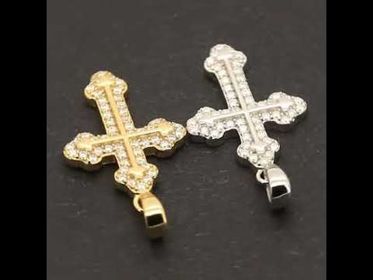 Moissanite Cross Pendant