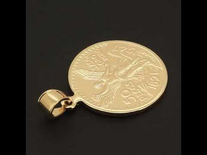 Mexican Peso Pendant