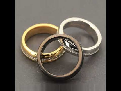 6mm Channel Set Eternity Band Ring Size 6