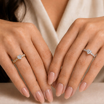 Heart Engagement Ring Size 7