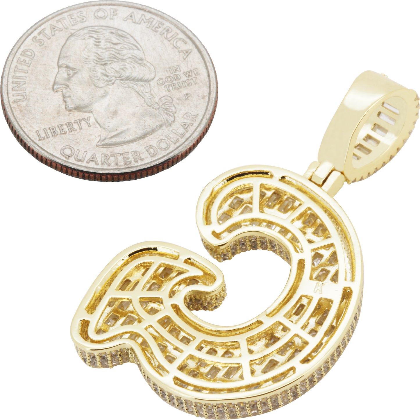 Bubble Letter G Pendant
