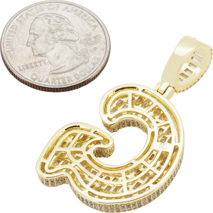 Bubble Letter G Pendant