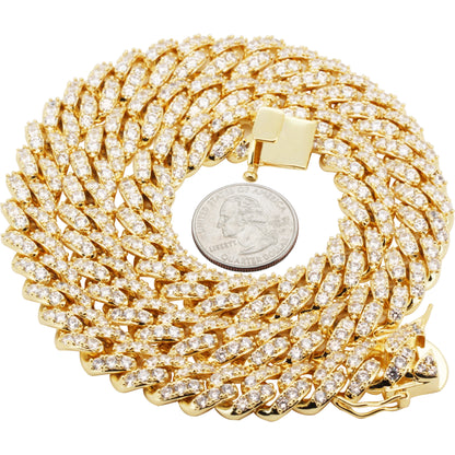 12mm Cuban Link Chain 24"